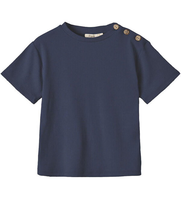 Fliink T-shirt - Rib - Kenna - Insignia Blue