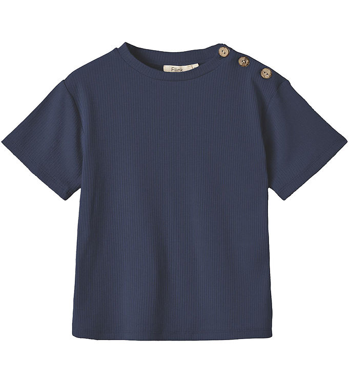 Fliink T-shirt - Rib - Kenna - Insignia Blue
