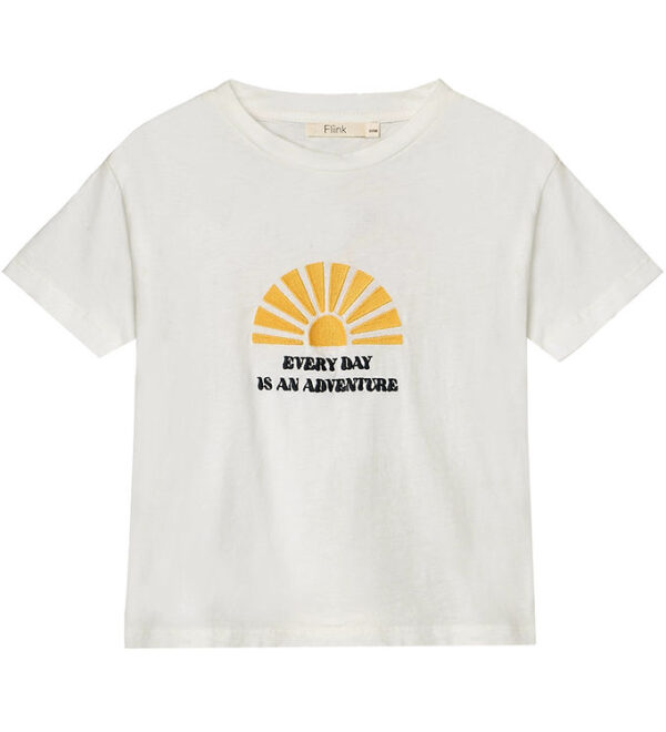 Fliink T-shirt - Sommer Sun - Cloud Dancer