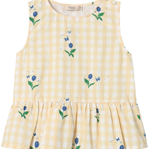 Fliink Top - Agnes - Sunlight Flower Aop Fliink Top - Agnes - Sunlight Flower Aop