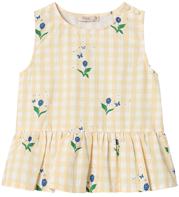 Fliink Top - Agnes - Sunlight Flower Aop