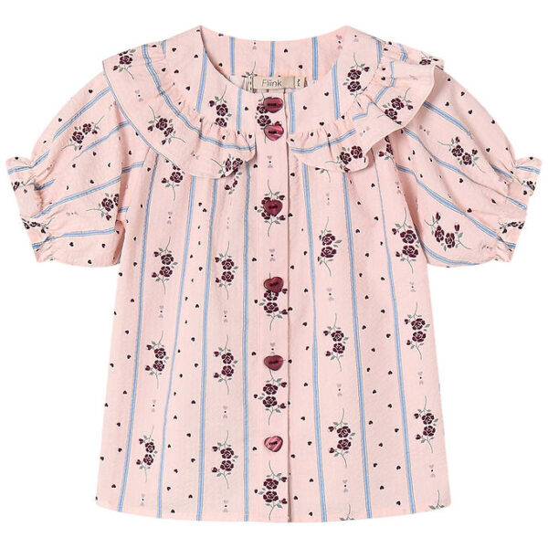 Fliink Top - Colombe - Chalk Pink Aop Fliink Top - Colombe - Chalk Pink Aop