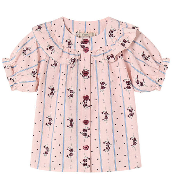 Fliink Top - Colombe - Chalk Pink Aop