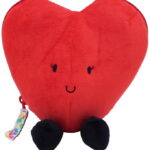 Flipetz Bamse - I love You Heart - Flower Red
