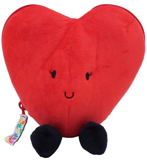 Flipetz Bamse - I love You Heart - Flower Red