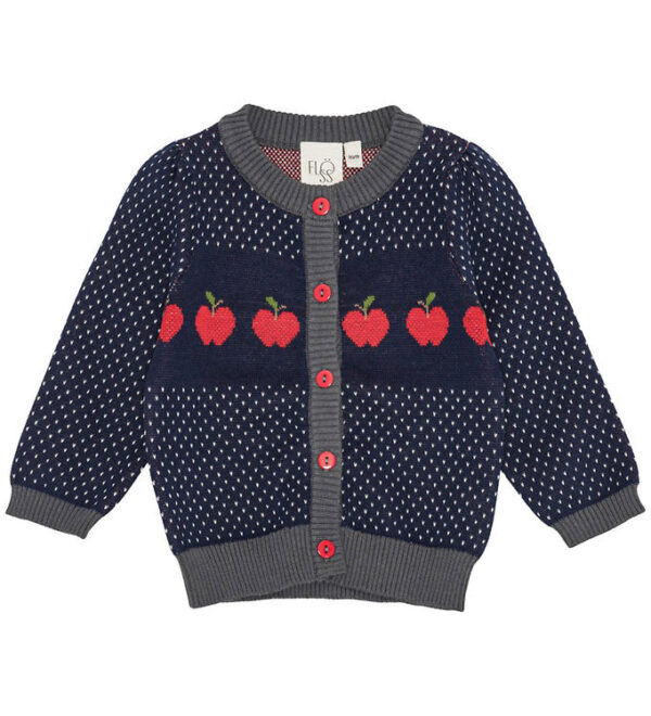 Flöss Cardigan - Strik - Esther - Navy Space
