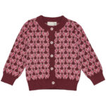 Flöss Cardigan - Strik - Nova - Bordeaux Bow