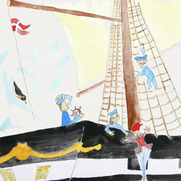 Fregatten Jylland og julemandens kane