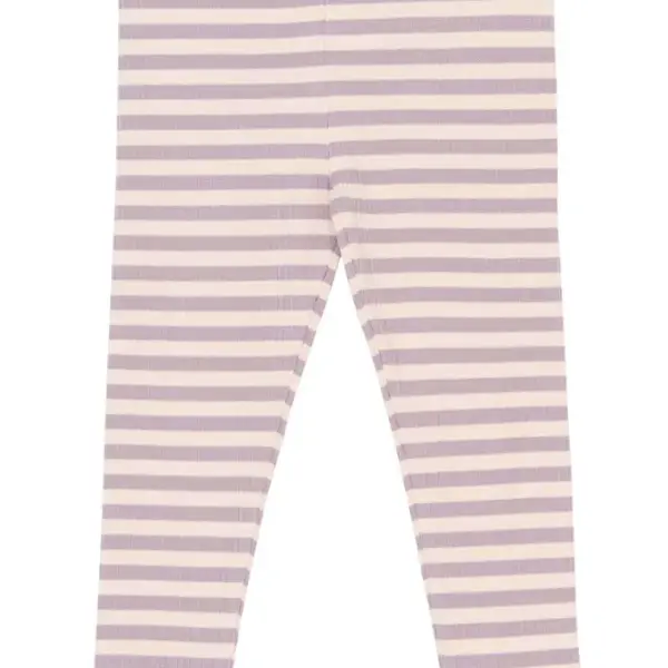 Fro Rib Leggings - Sea Fog Striped - 86