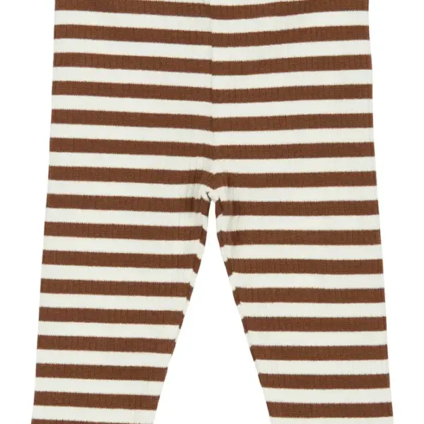 Fro Rib Leggings - Toffee striped - 68
