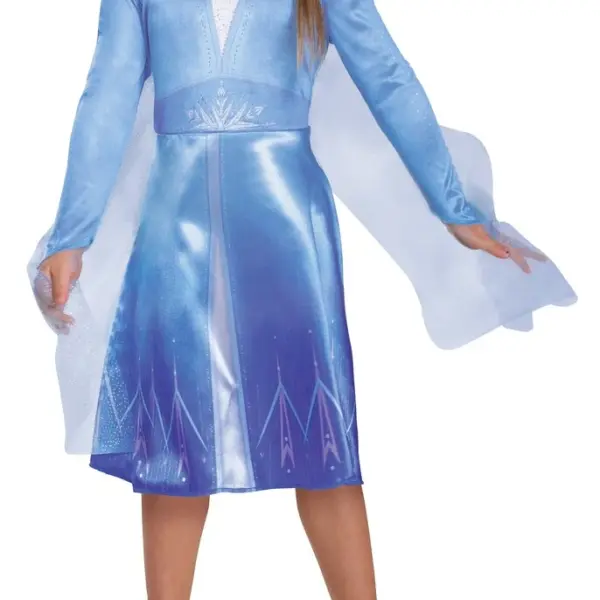 Frozen Elsa kjole blå str 7-8 år EU M