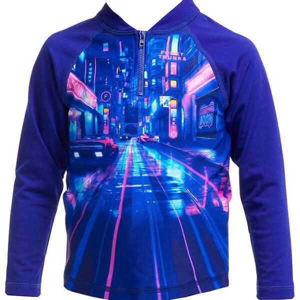 Funkita Badebluse - Zippy Rash - UV50+ - Cyber City