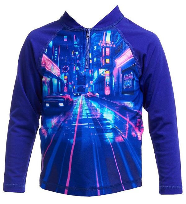 Funkita Badebluse - Zippy Rash - UV50+ - Cyber City Funkita Badebluse - Zippy Rash - UV50+ - Cyber City