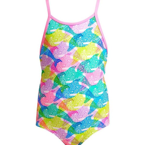 Funkita Badedragt - UV50+ - Printed One - Piece Pastel Porpie Funkita Badedragt - UV50+ - Printed One - Piece Pastel Porpie