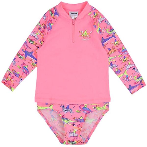 Funkita Badetøj - 2-delt - Zippy - UV50+ - Leaner Lane