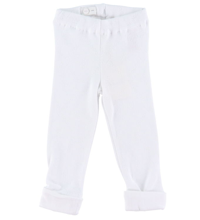 GANT Leggings - Pointelle - Hvid GANT Leggings - Pointelle - Hvid