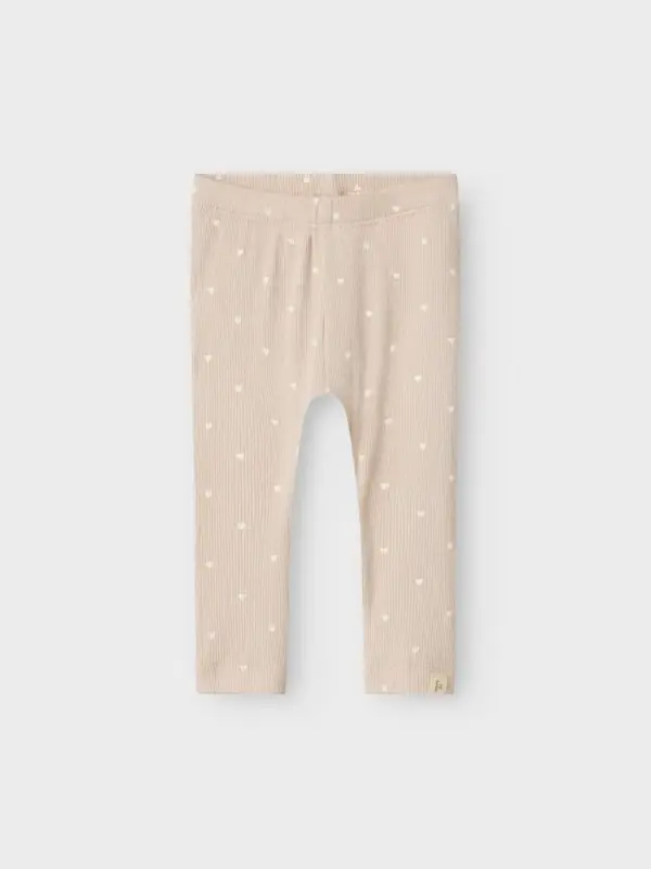 Gago slim leggings - GRAY MORNING - med hjerter - 56