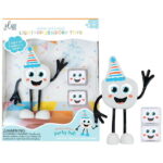 Glo Pals Figur/Sansekuber m. Lys - Party Pal - Hvid