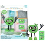 Glo Pals Figur/Sansekuber m. Lys - Pippa - Grøn