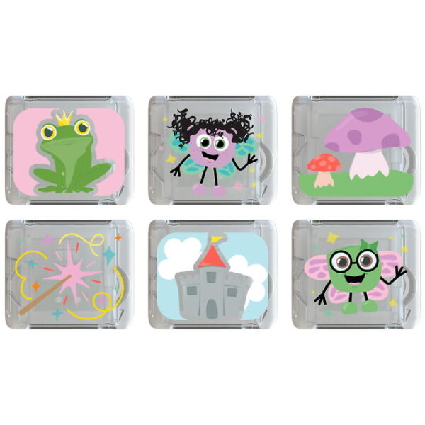 Glo Pals Sansekuber m. Lys - 6 Stk. - Fantastic Fairies