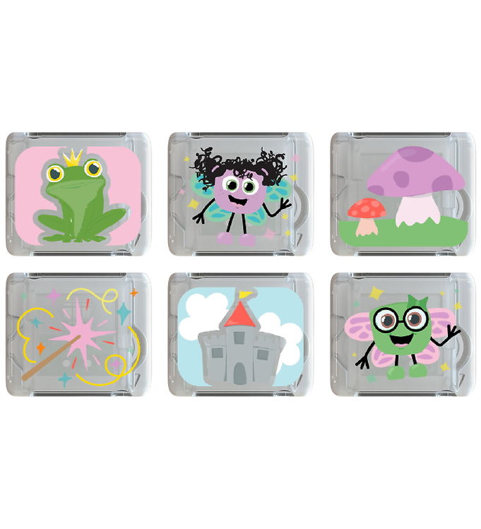 Glo Pals Sansekuber m. Lys - 6 Stk. - Fantastic Fairies