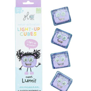 Glo Pals Sansekuber m. Lys - Lumi - 4 stk. - Lilla