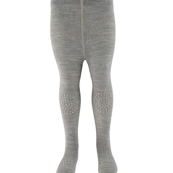 GoBabyGo Kravlestrømpebukser - Uld - Gråmeleret