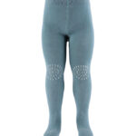 GoBabyGo Skridsikre Strømpebukser - Bambus - Dusty Blue