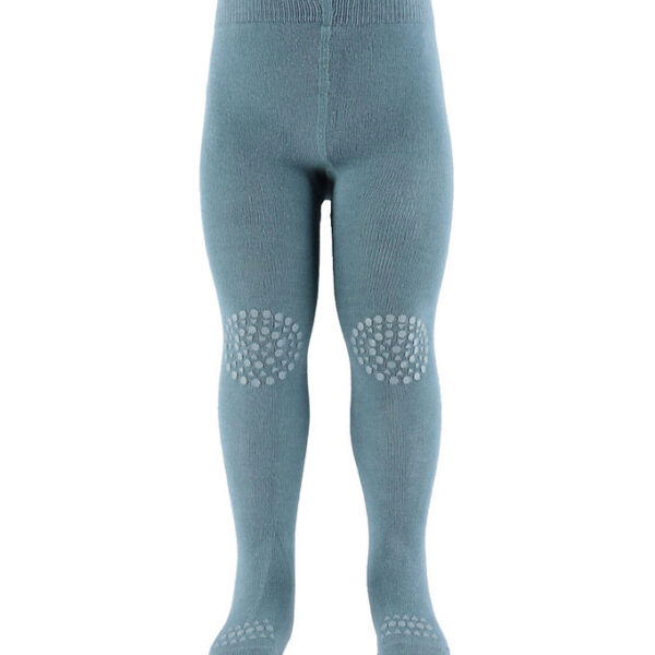 GoBabyGo Skridsikre Strømpebukser - Bambus - Dusty Blue
