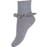 GoBabyGo Skridsikre Strømper - Bamboo/Liberty - Grey Melange