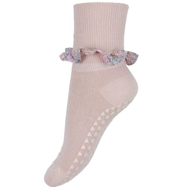 GoBabyGo Skridsikre Strømper - Bamboo/Liberty - Soft Pink/Michel