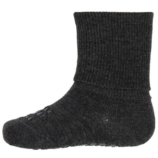 GoBabyGo Skridsikre Strømper - Bambus - Mørkegrå