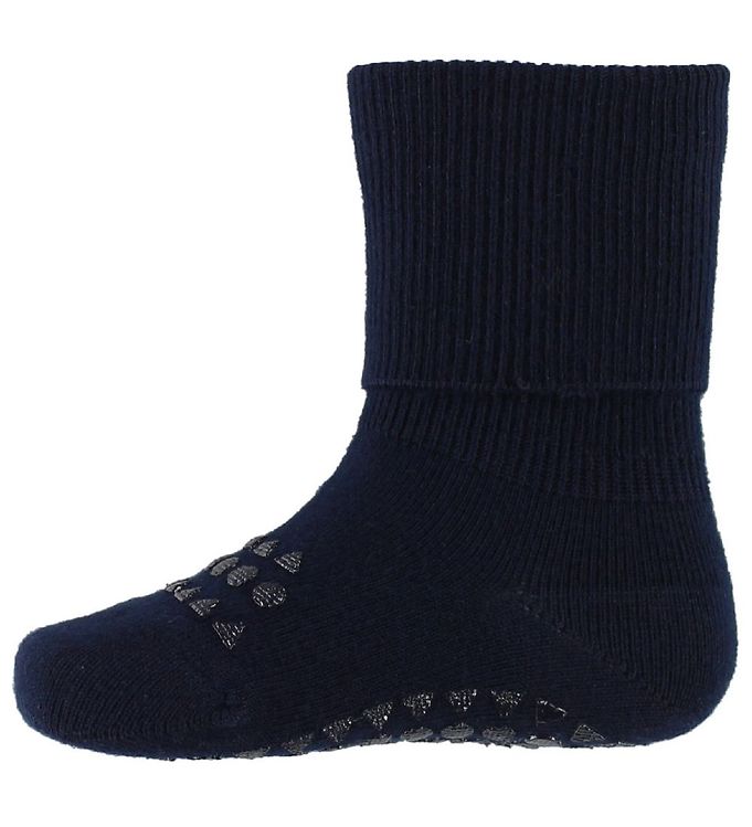 GoBabyGo Skridsikre Strømper - Bambus - Navy GoBabyGo Skridsikre Strømper - Bambus - Navy