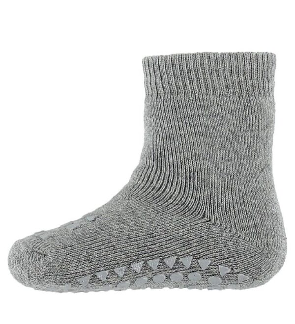 GoBabyGo Skridsikre Strømper - Gråmeleret GoBabyGo Skridsikre Strømper - Gråmeleret