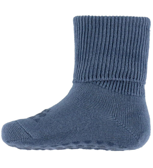 GoBabyGo Skridsikre Strømper - Noos - Bambus - Stone Blue GoBabyGo Skridsikre Strømper - Noos - Bambus - Stone Blue