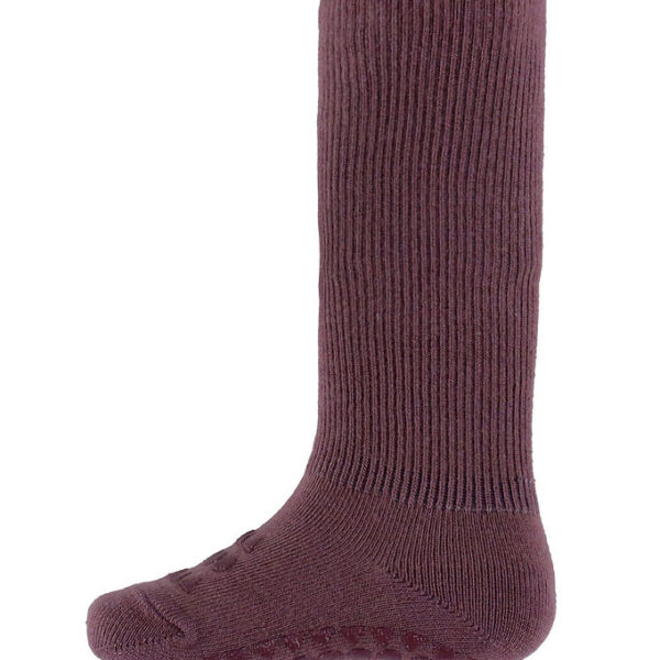 GoBabyGo Strømper - Bambus - Non-Slip Socks - Misty Plum GoBabyGo Strømper - Bambus - Non-Slip Socks - Misty Plum