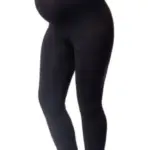 Graviditets Leggings Med Støtte - Sort - X-Large