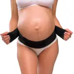 Graviditets støttebælte, sort S/M