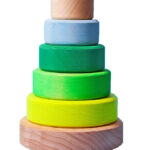 Grimms Stabletårn - Træ - Lille - Neongrøn