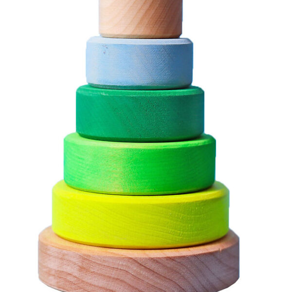 Grimms Stabletårn - Træ - Lille - Neongrøn