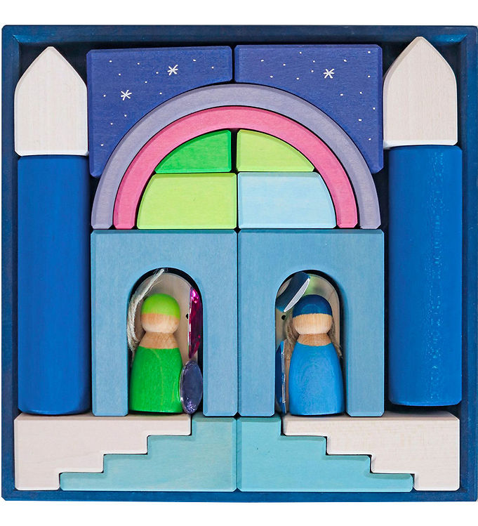 Grimms Trælegetøj - Building World - Polar Light Grimms Trælegetøj - Building World - Polar Light