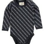 Gro Body l/æ - Sol - Stålgrå m. Tekst