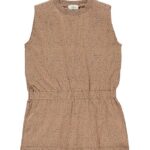 Gro Kjole - Ally - Warm Beige m. Prikker