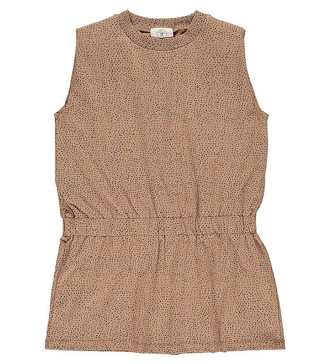 Gro Kjole - Ally - Warm Beige m. Prikker Gro Kjole - Ally - Warm Beige m. Prikker