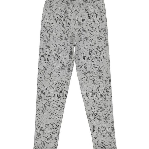 Gro Leggings - Malak - Grey Dawn m. Prikker