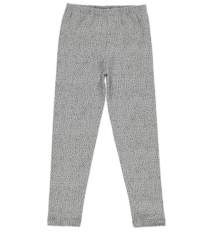 Gro Leggings - Malak - Grey Dawn m. Prikker Gro Leggings - Malak - Grey Dawn m. Prikker