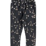 Gro Leggings - Malak - Stålgrå m. Kirsebær