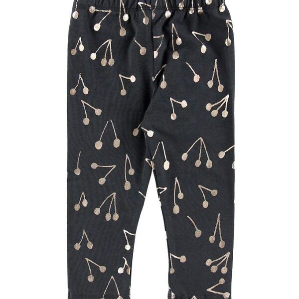 Gro Leggings - Malak - Stålgrå m. Kirsebær Gro Leggings - Malak - Stålgrå m. Kirsebær