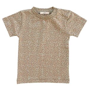 Gro T-Shirt - Norr - Light Grey Green m. Blomster