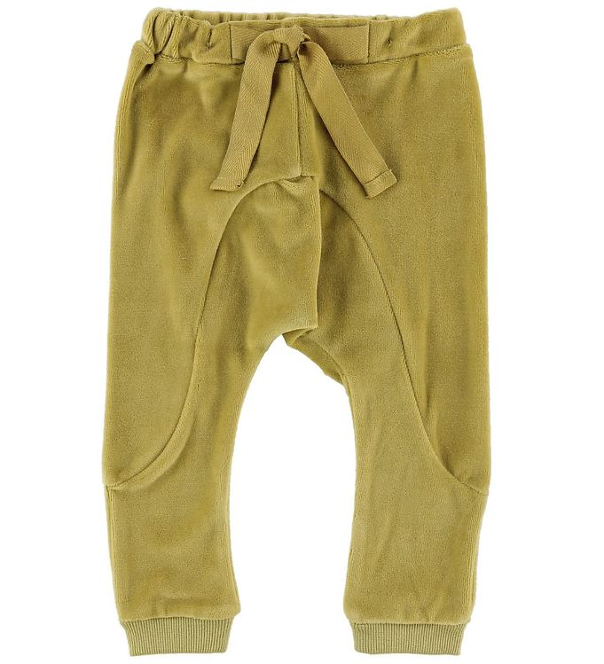 Gro Velourbukser - Wilde - Dusty Mustard Gro Velourbukser - Wilde - Dusty Mustard